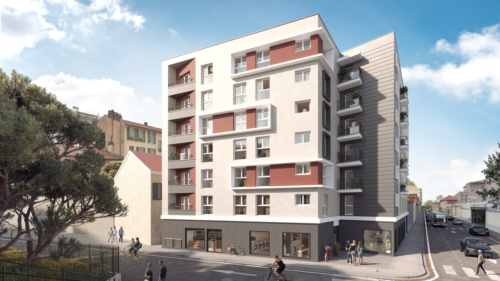 Logement étudiant de 15 m2 en résidence gérée.